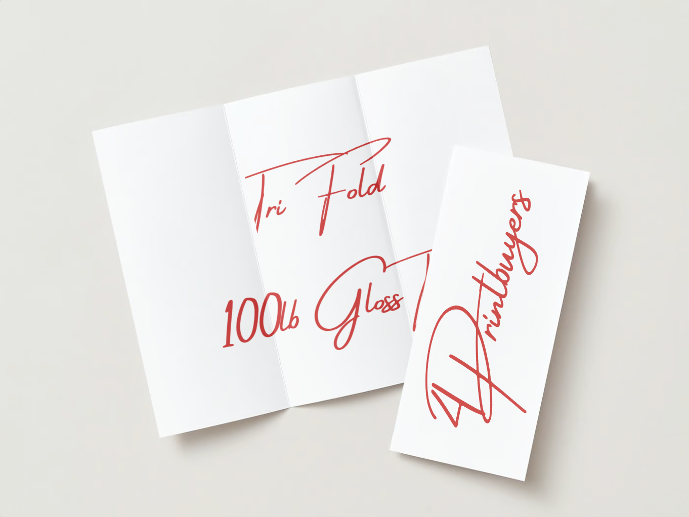 100lb Gloss Text Paper Stock Brochures