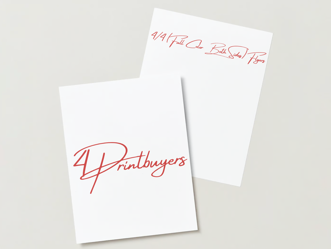 4/4 (Full Color Both Sides) Sales Sheet