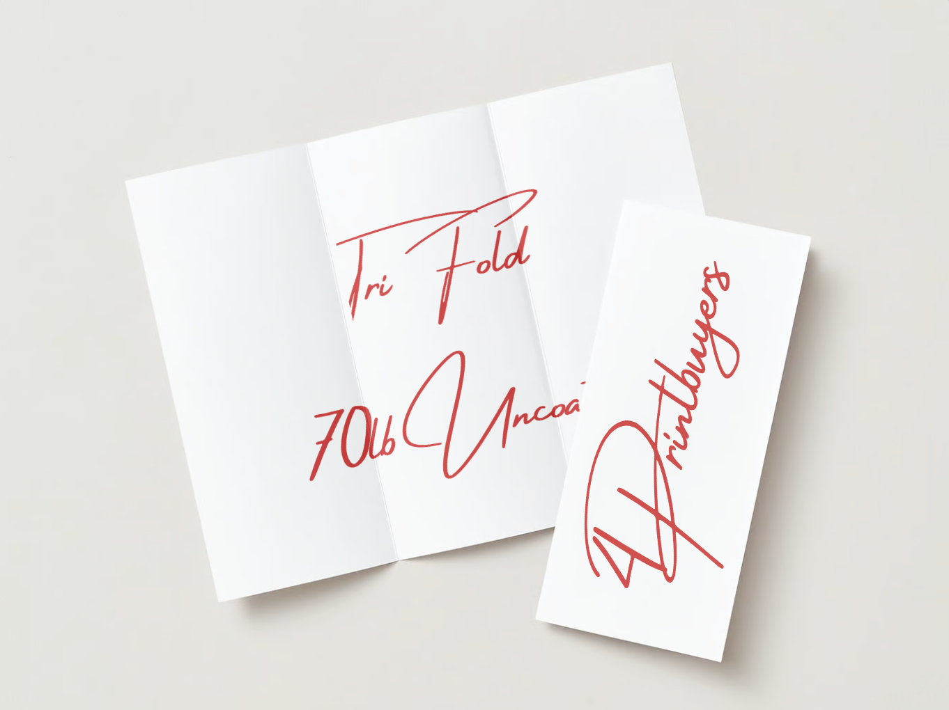 70lb Uncoated Paper Stock Brochures