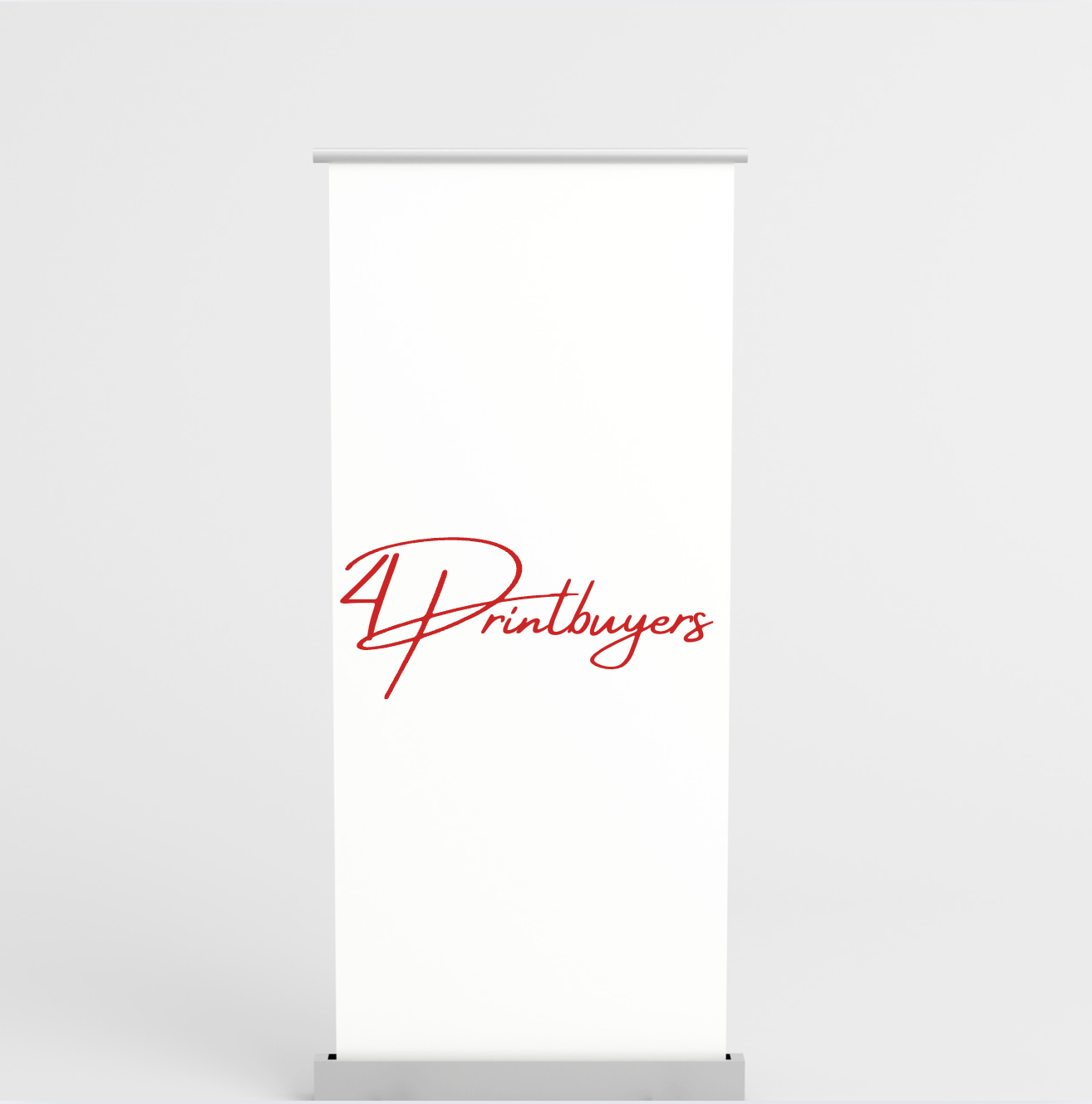 Economy Retractable Banner Stand – 33" x 80"(Banner Stand with Print)