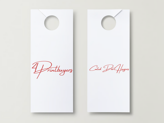 4.25" x 11" Coated Door Hangers